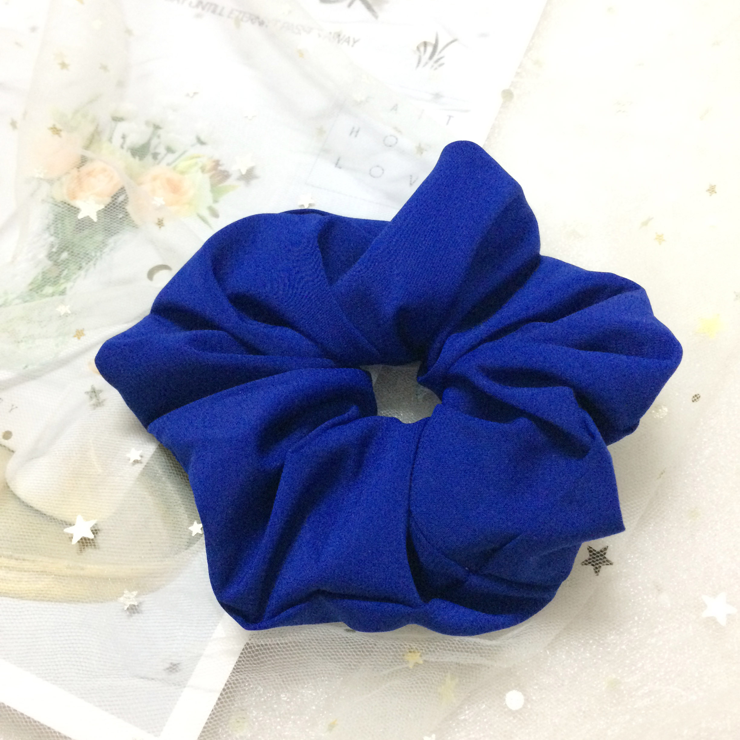 Dây cột tóc vải nữ scrunchies nhiều màu