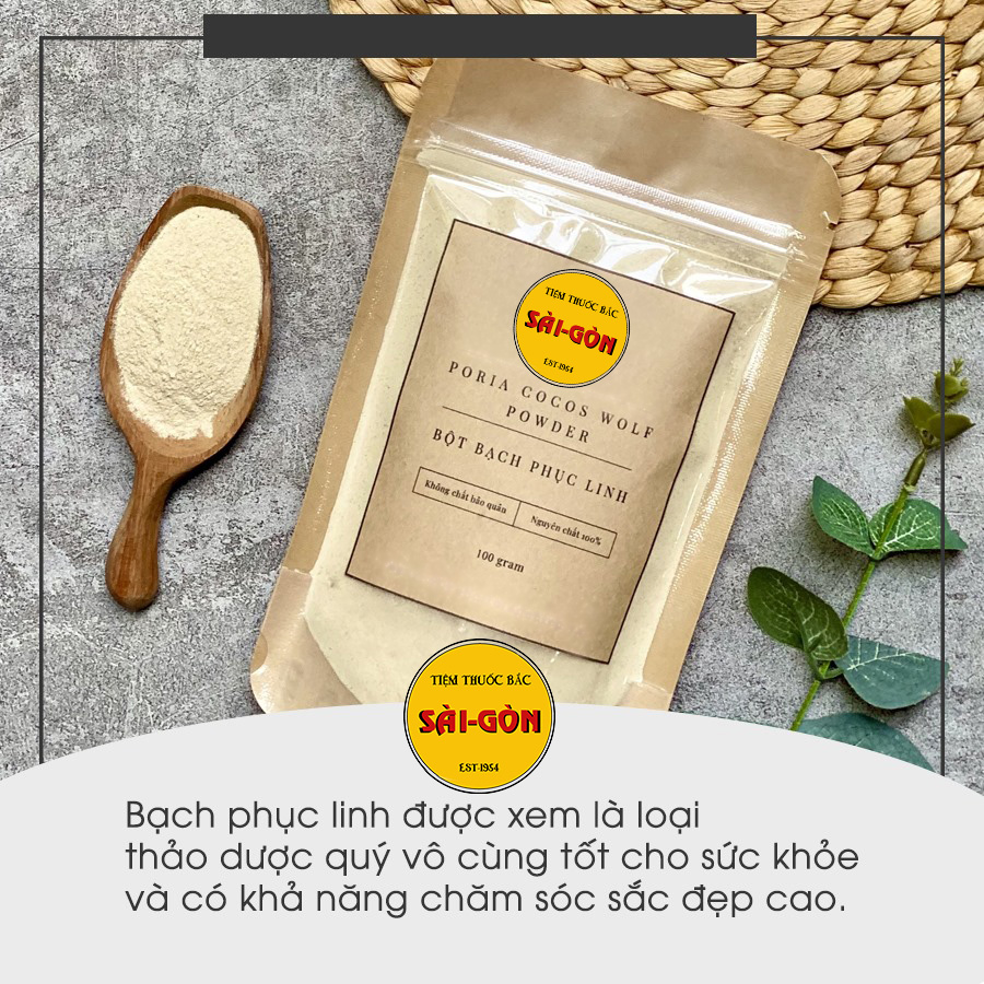 Bột Bạch Linh 100g (Bột Bạch Phục Linh)