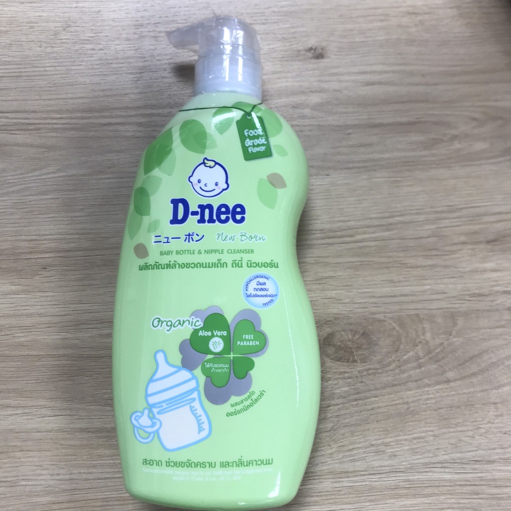 Nước rửa bình sữa D nee Organic túi 550ml chai nước rửa bình Dnee 620ml - Pegastore