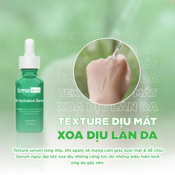 Tinh Chất Timeless Vitamin B5 + Hyaluronic Acid (30ml)