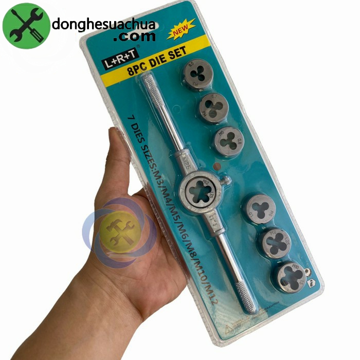 Bộ taro ren ngoài 8 chi tiết l+r+t