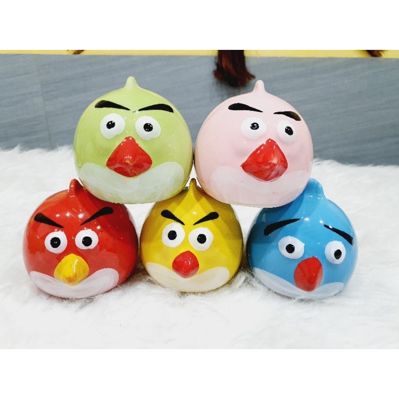 Angry Birds tiết kiệm - gốm sứ cao cấp ( size mini và size nhỏ)