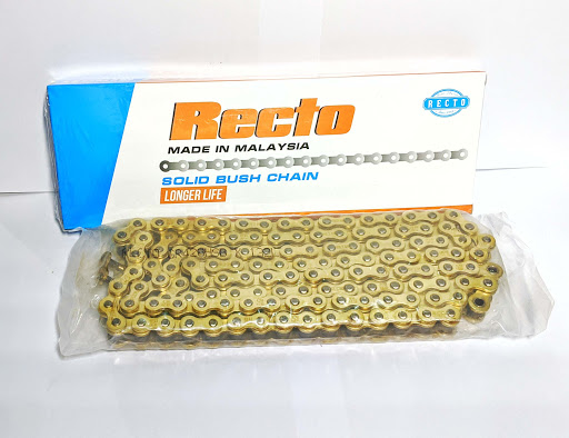 Sên Recto vàng 10 ly 132 mắc cho Exciter, Winner, Raider, ...