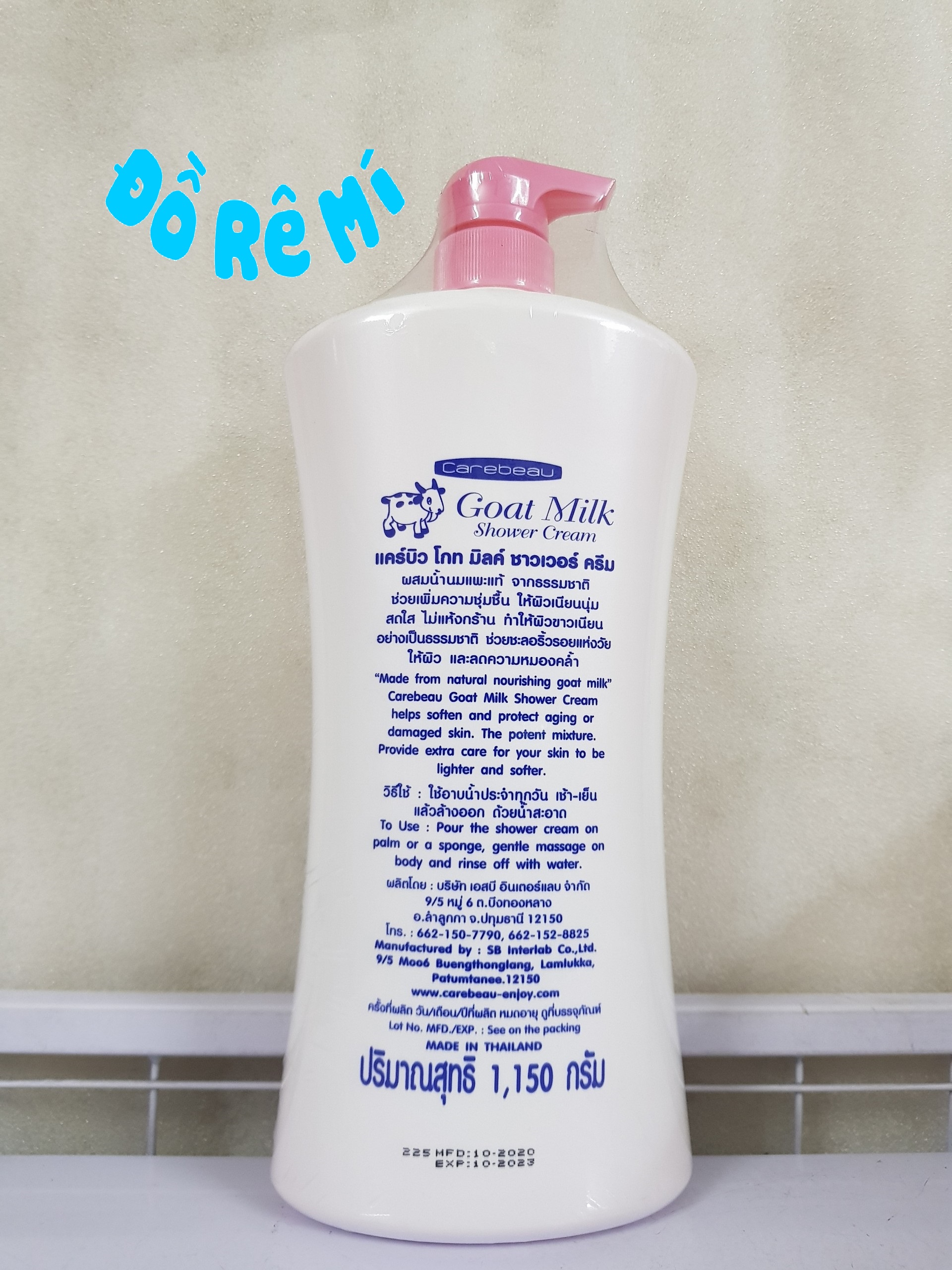 [HCM]Sữa tắm Dê trắng da Goat Milk 1150ml Thái