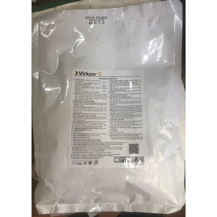 Virkon S [500 g] Sát trùng an toàn, hiệu quả
