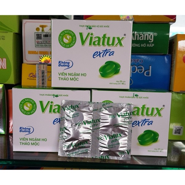 viatux kẹo ngậm không đường hộp 20 viên giá rẻ