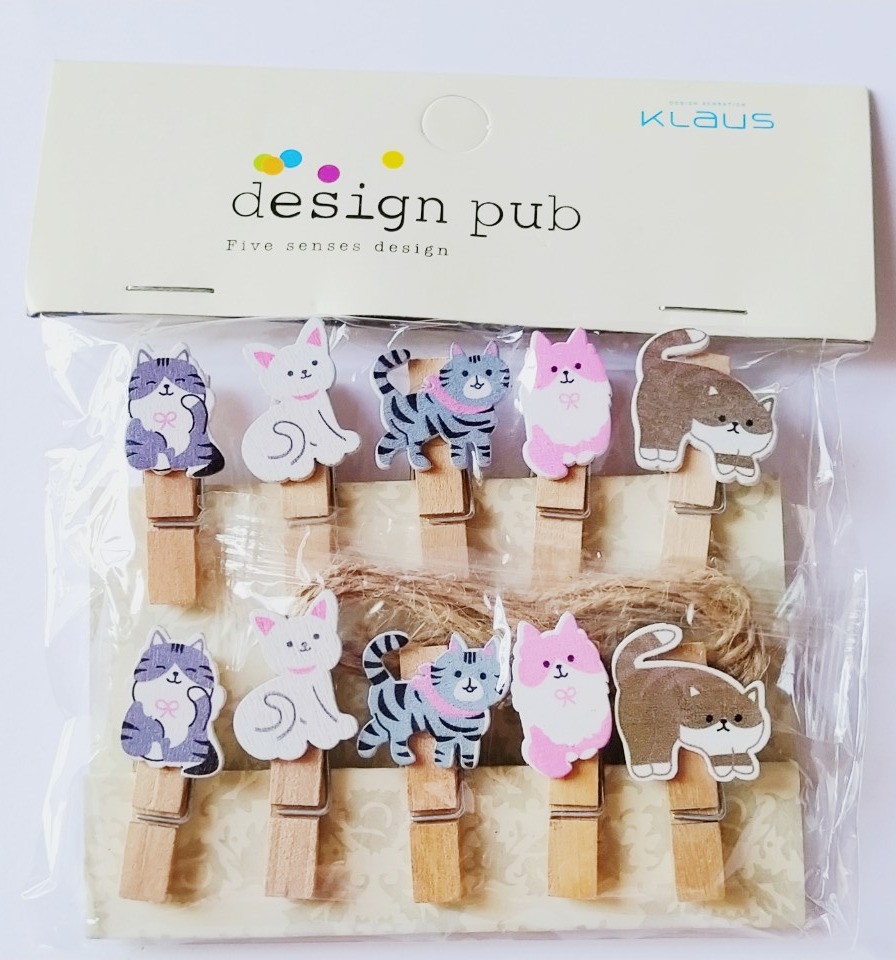 [HCM]Kẹp gỗ trang trí hình cute