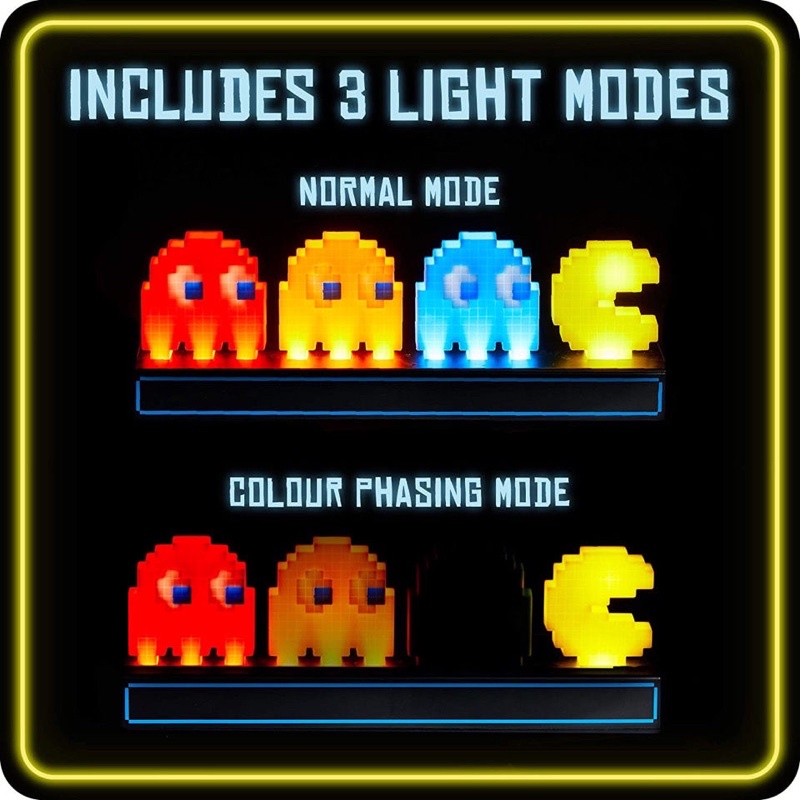 Đèn Decor PACMAN Sáng Theo Nhạc cổng USB