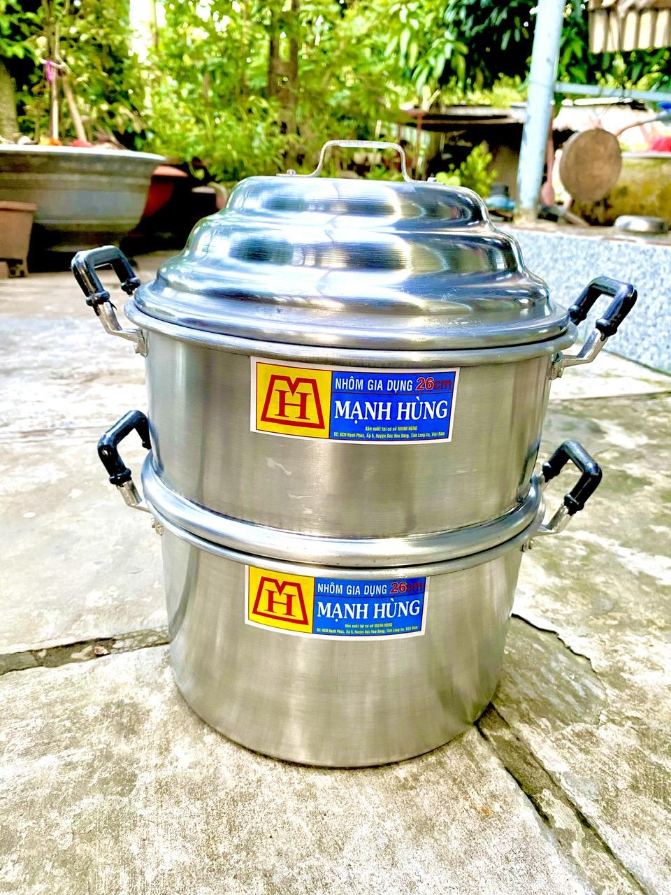 Chõ nhôm hấp Mạnh Hùng đủ size