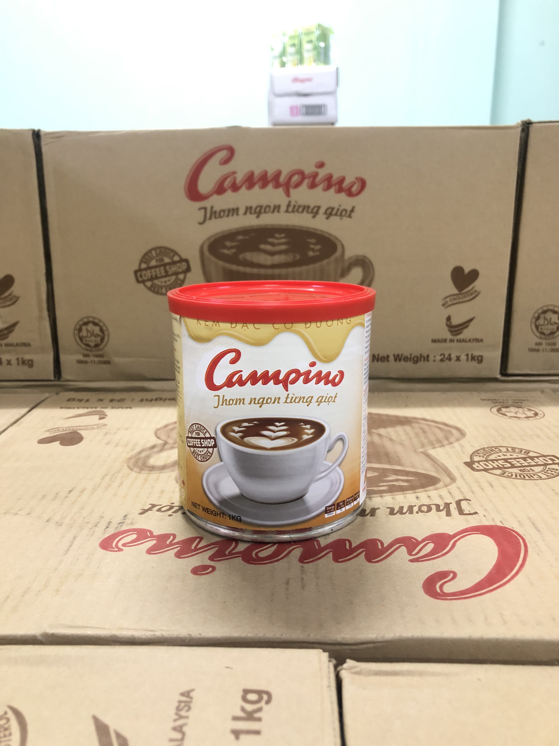 [Lon 1Kg] Sữa Đặc Có Đường Campino - Nhập khẩu Malaysia
