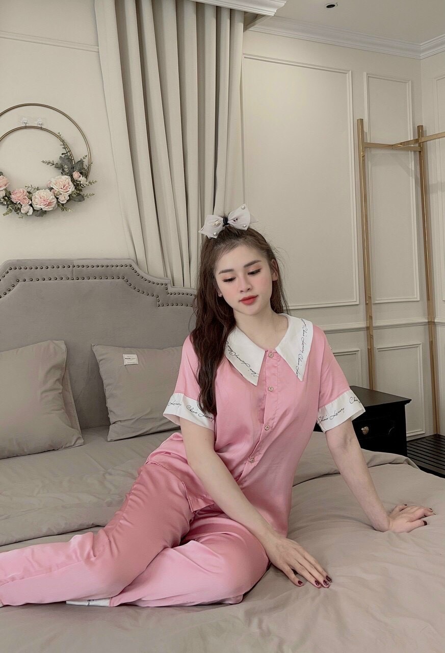 Đồ ngủ satin, Đồ ngủ Lụa, Đồ bộ pijama lụa cao cấp