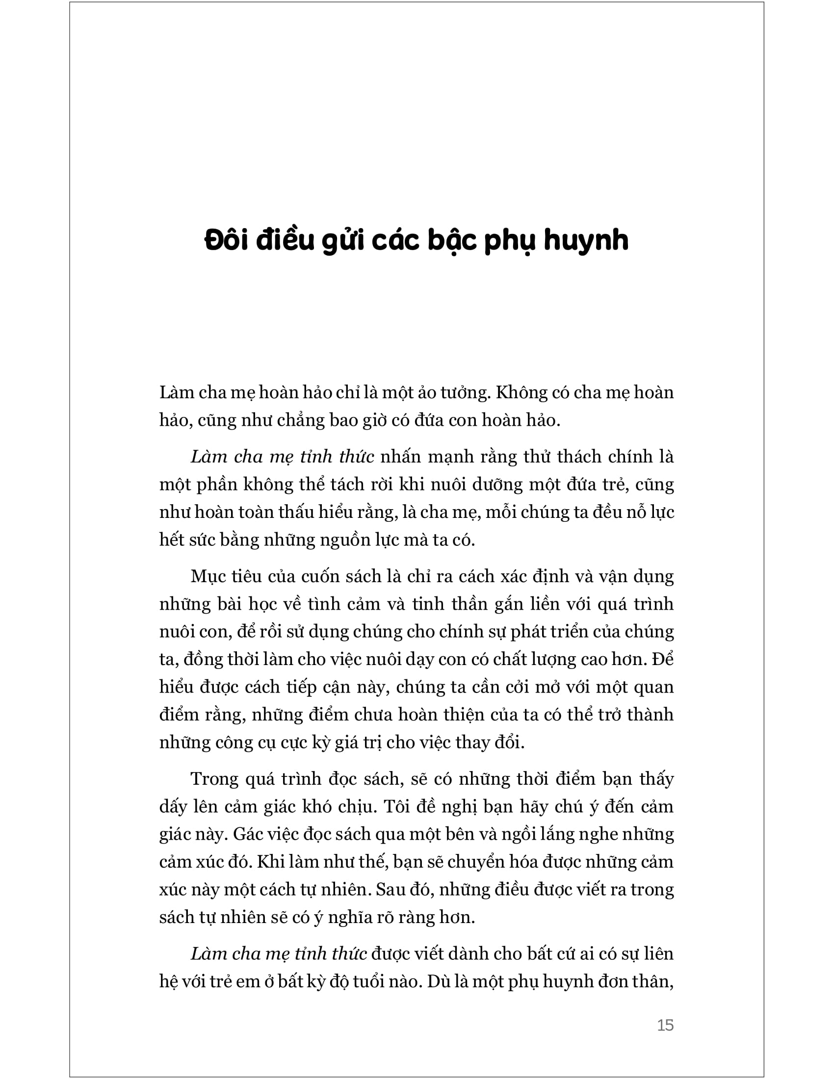 Làm Cha Mẹ Tỉnh Thức
