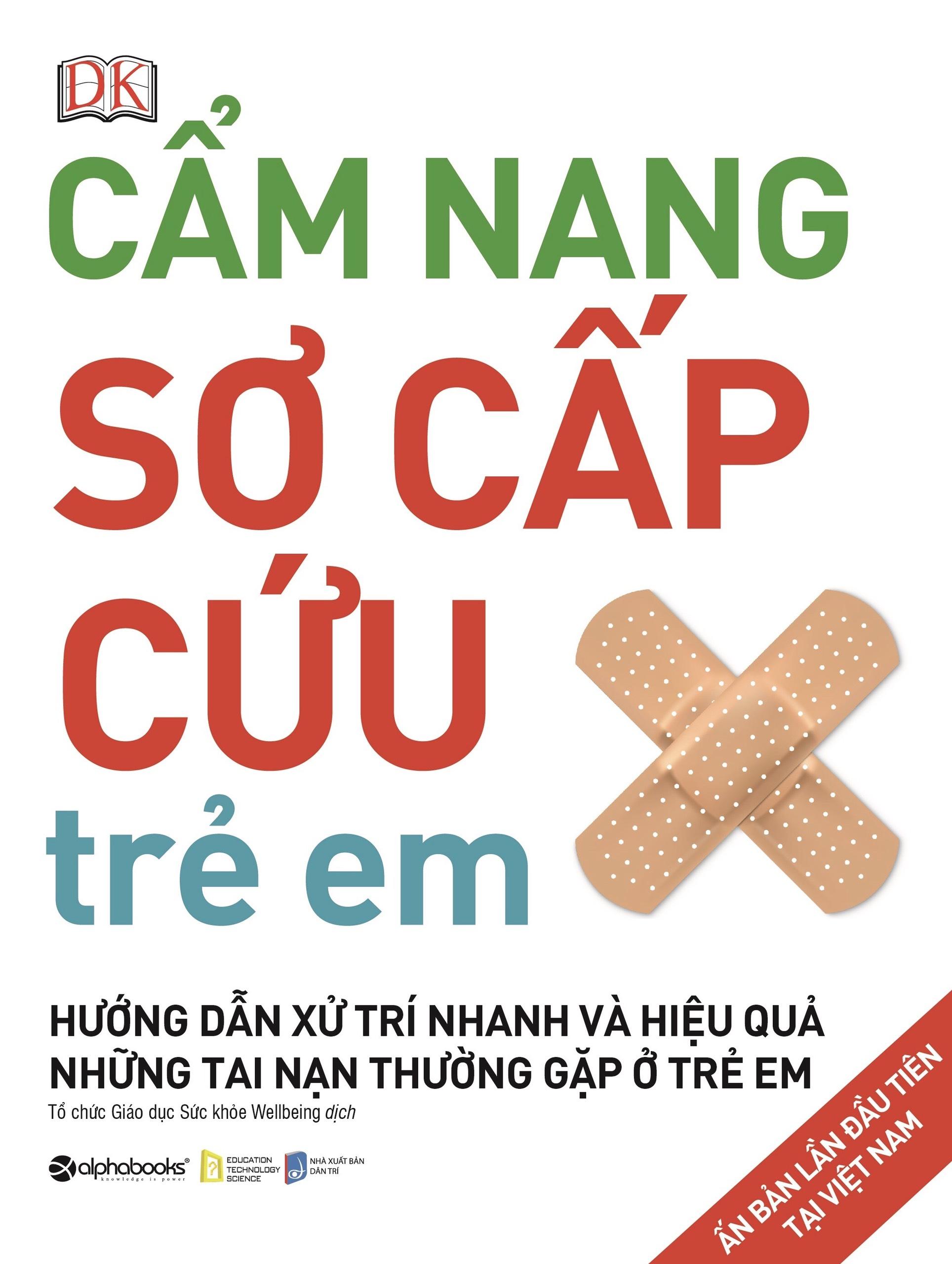 Sách - Cẩm nang sơ cấp cứu trẻ em