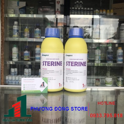 Dung dịch khử trùng chuyên dụng Sterine (Chai 1 lít)