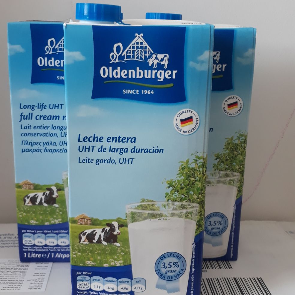 12 hộp sữa Đức Oldenburger 3.5% hộp 1 lít