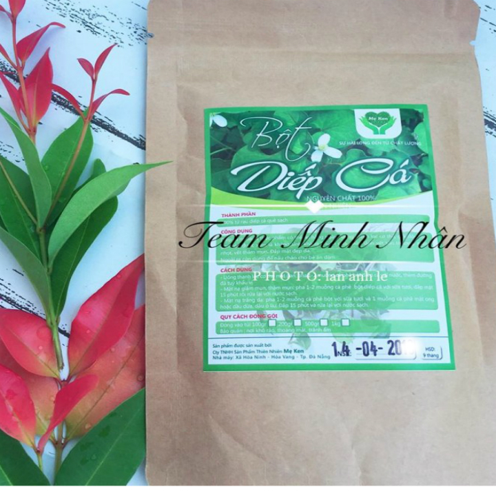 [FREESHIP MAX]Bột Diếp Cá Nguyên Chất Mẹ Ken 100g [Laure Beauty]