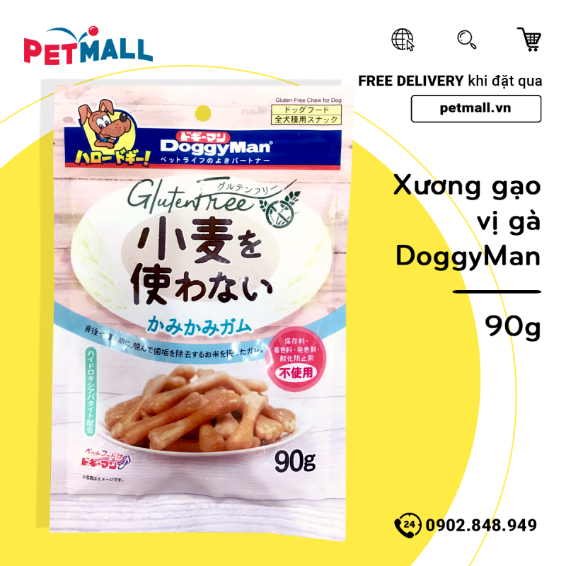 Xương gạo vị gà DoggyMan - 90g