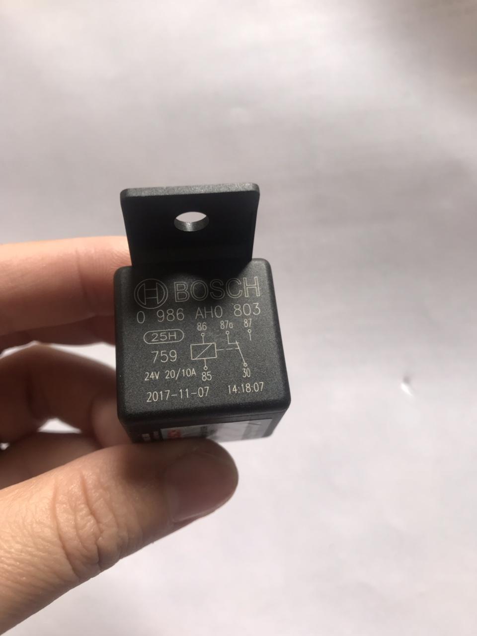 Rờ le Relay 5 chân 24v 87A BOSCH 0986AH0803