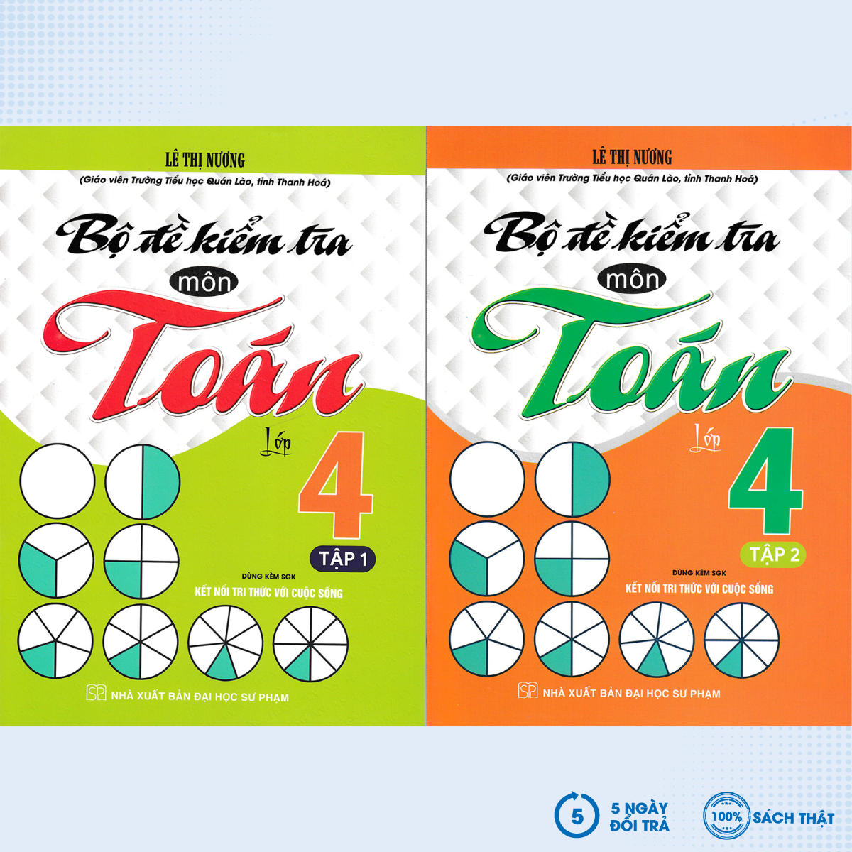 Sách - combo bộ đề kiểm tra môn toán lớp 4 tập 1 + 2 - ha - newshop