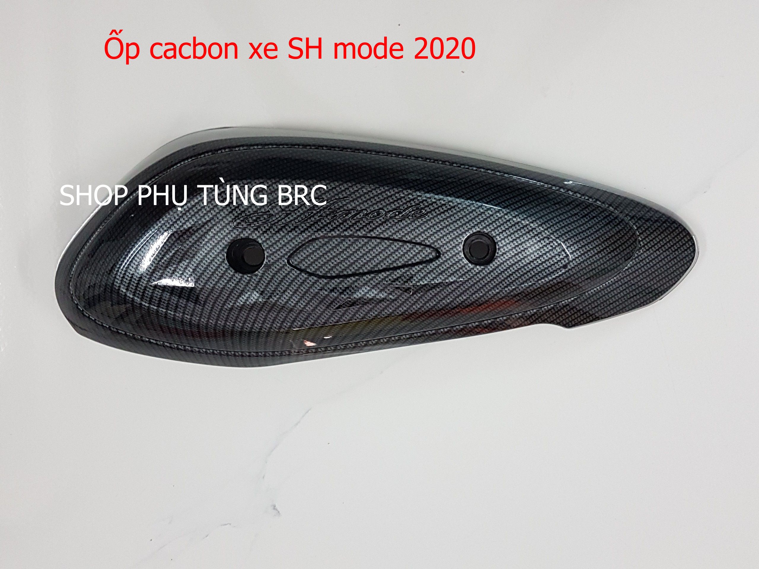 Ốp pô phủ cacbon xe sh mode 2020- 2023 trở lên.