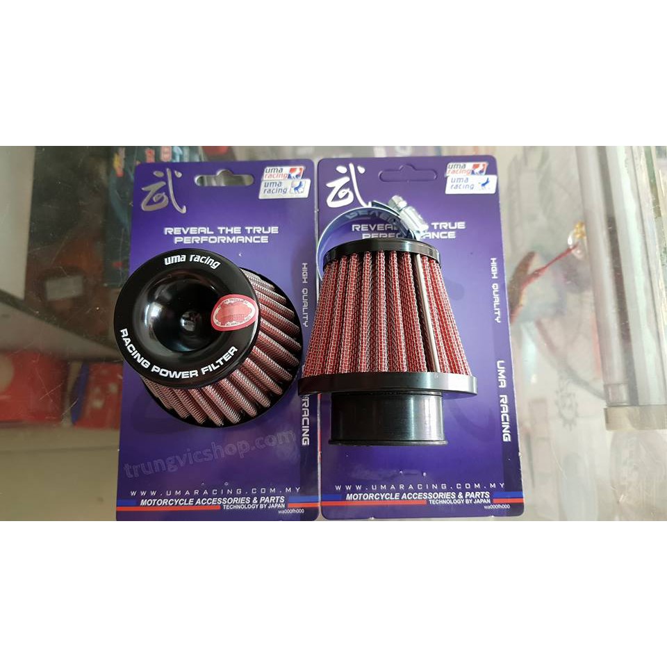 Lọc gió bánh Ú của Uma Racing.