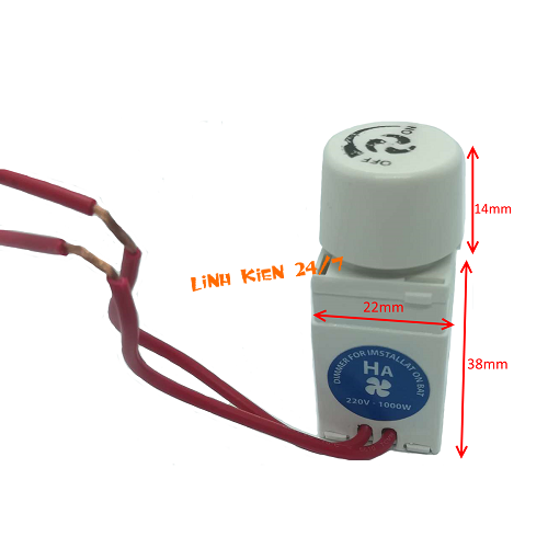 DIMMER ĐIỀU KHIỂN QUẠT TRẦN 220V 1000W
