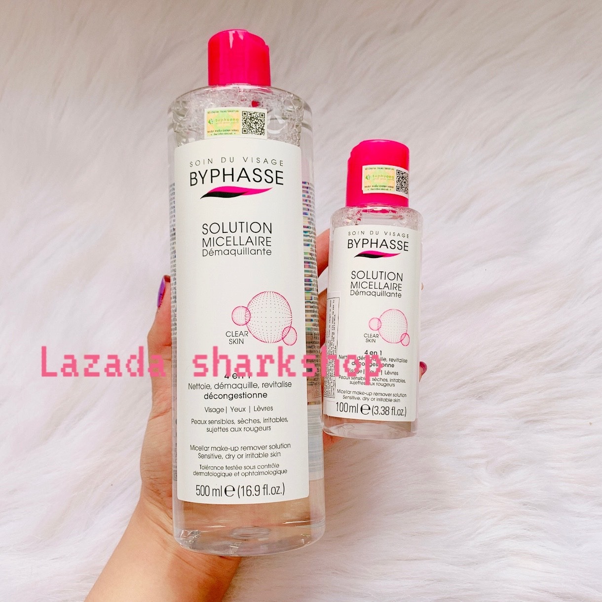 Nước Tẩy Trang Byphasse Solution Micellaire 100ml 500ml