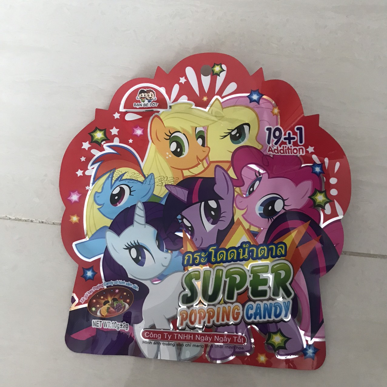 [ Combo 2 gói ] Kẹo Nổ SUPER POPPING CANDY - Bịch 10g