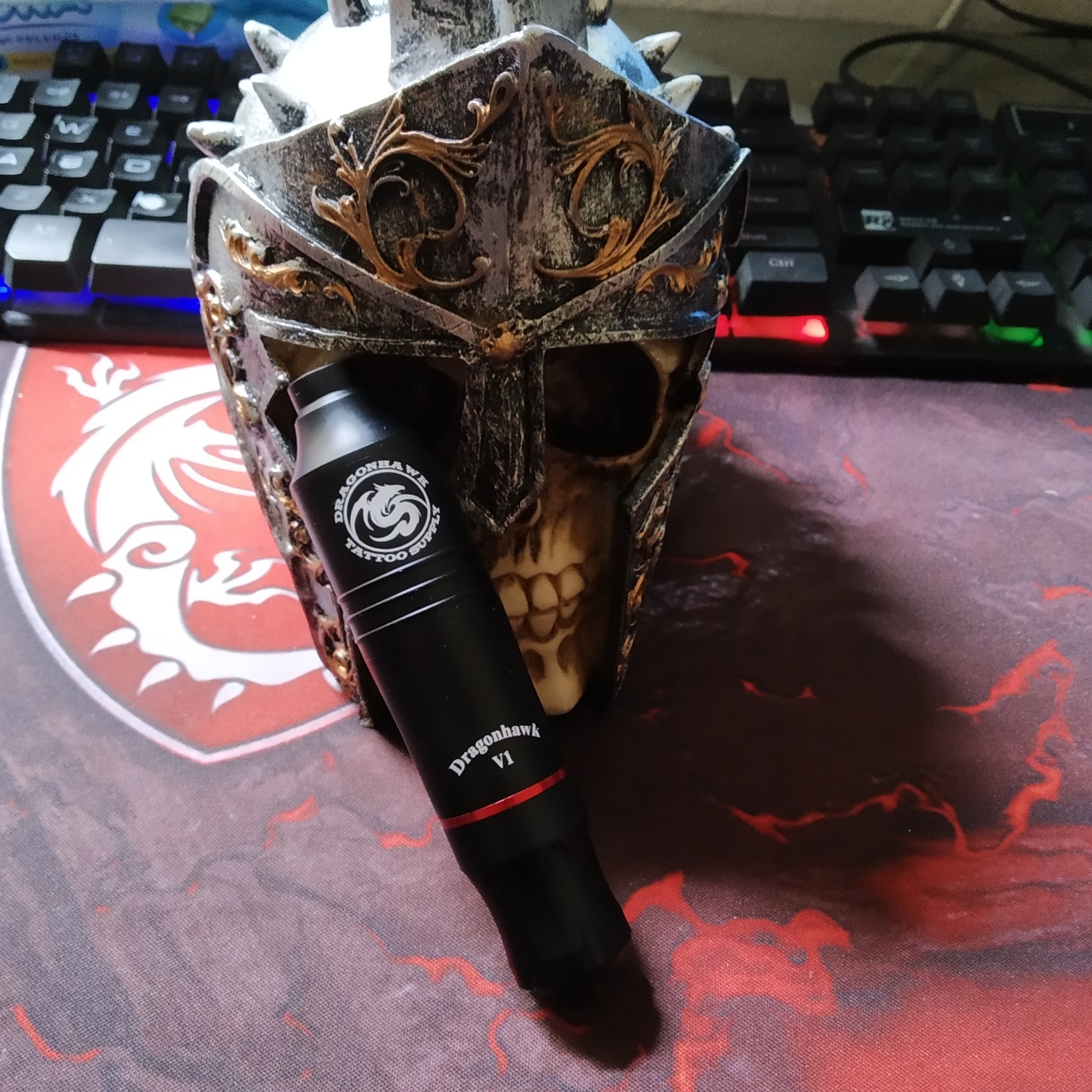 Combo bộ máy xăm Pen Dragonhawk V1 ( phát màu Shop còn )