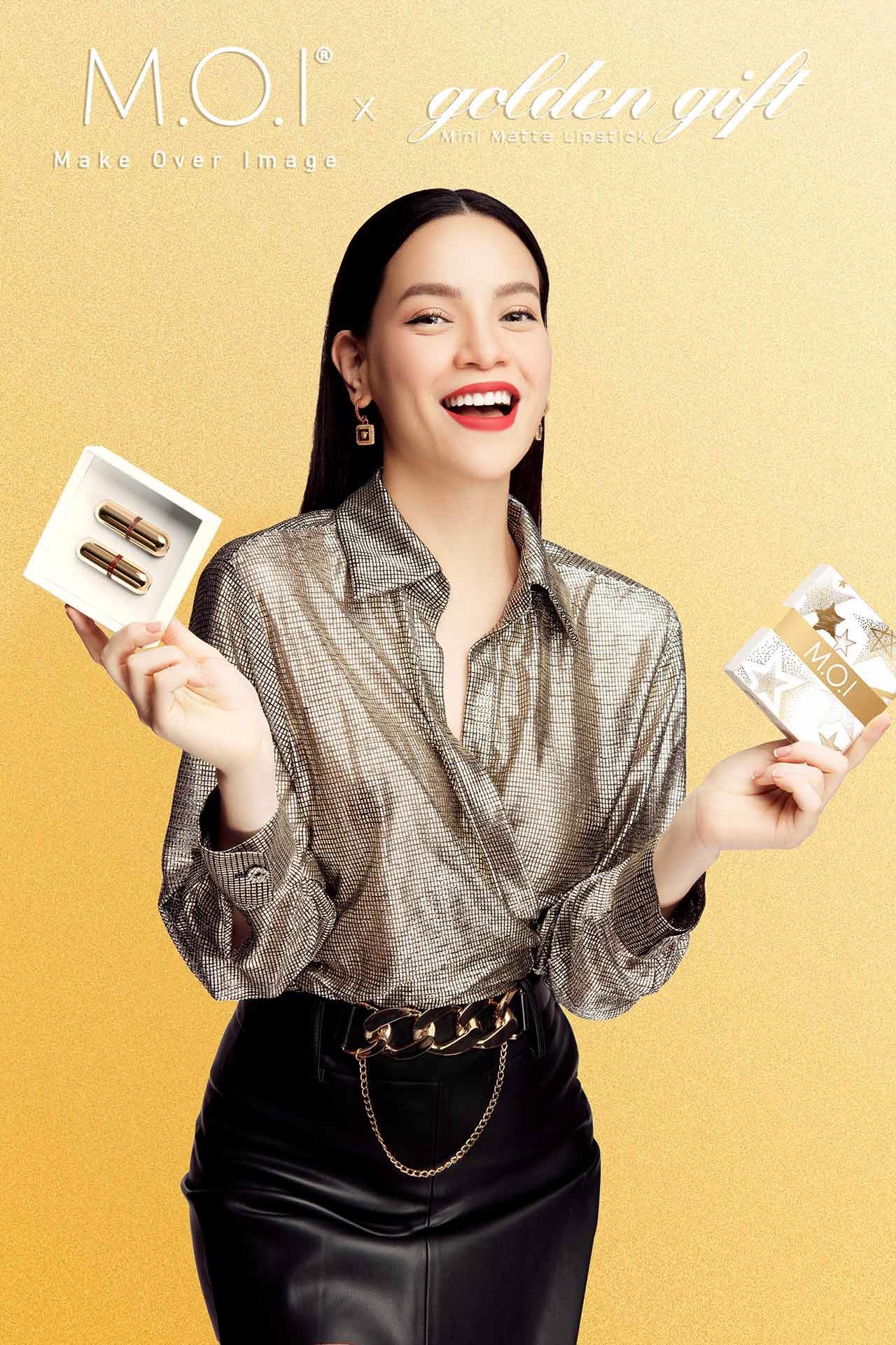 Set 2 joyful son thỏi mini golden gift M.O.I Cosmetics