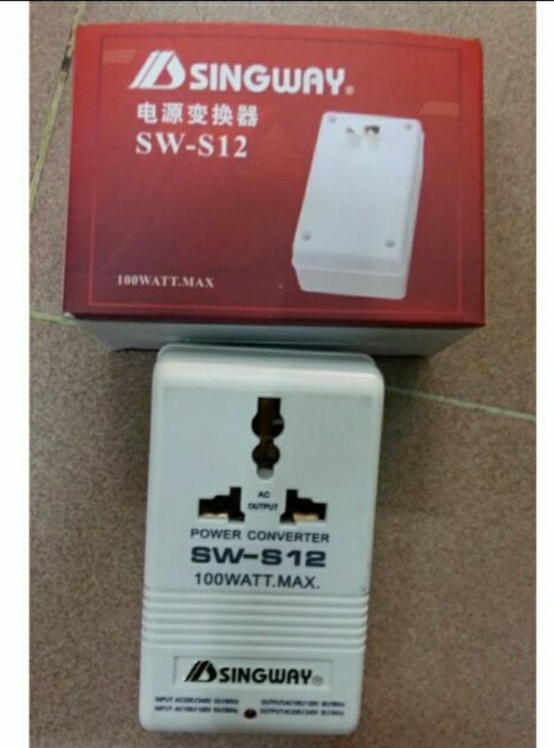 đổi điện SINGWAY  220v ra 110v công xuất 100W