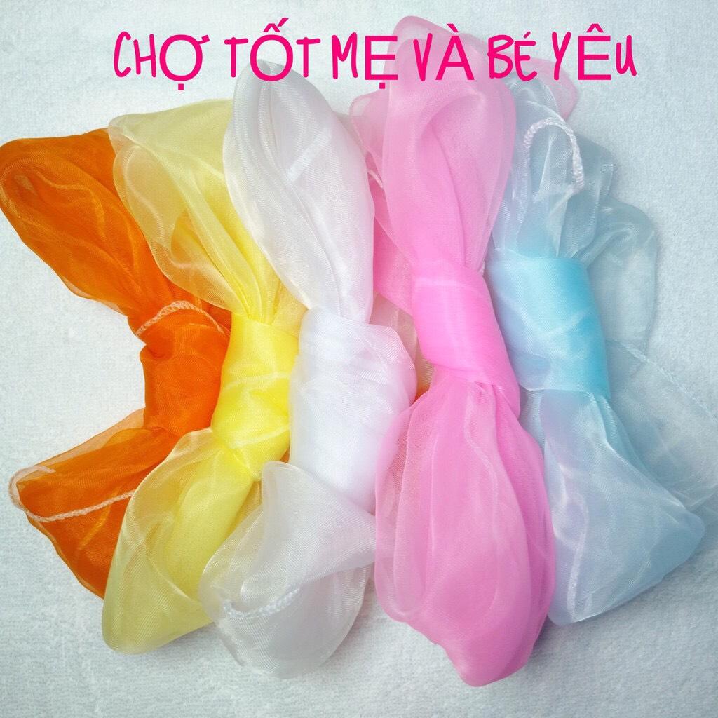 [HCM]Combo 2 Khăn Voan Khăn Bông Bay Che Bụi Cho Bé ( Nhiều Màu )