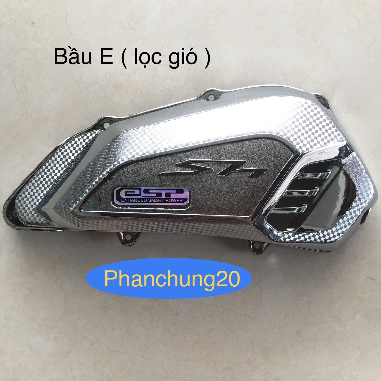 SH 2017 2018 2019 ỐP BẦU E ( LỌC GIÓ ) DÙNG CHO ĐỜI XE SH CACBON / CROM