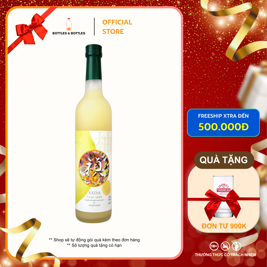 [CHÍNH HÃNG] Rượu Sake Sada Yuzu Nhật Bản - 500ML - 8%