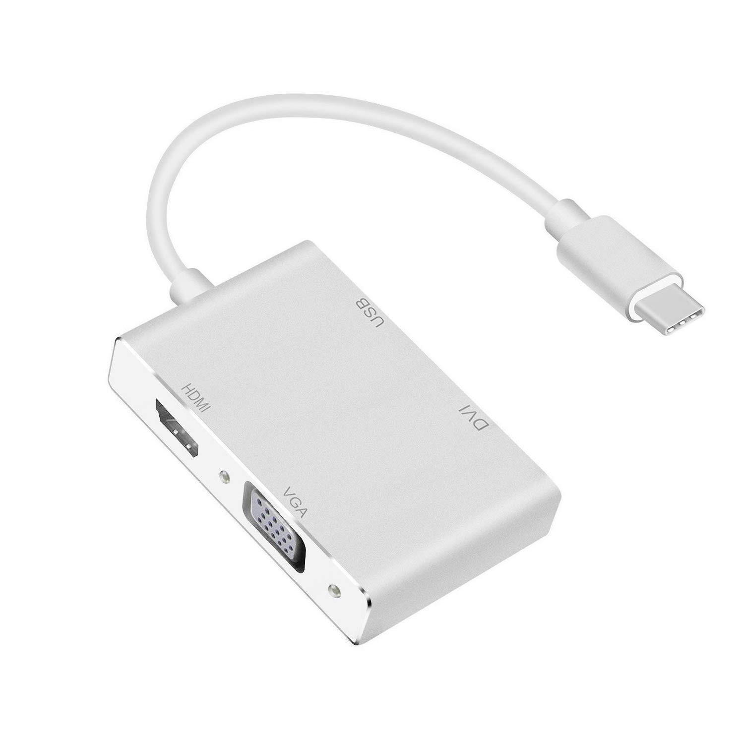 Cáp Chuyển Type-C ra HDMI VGA DVI USB 3.0