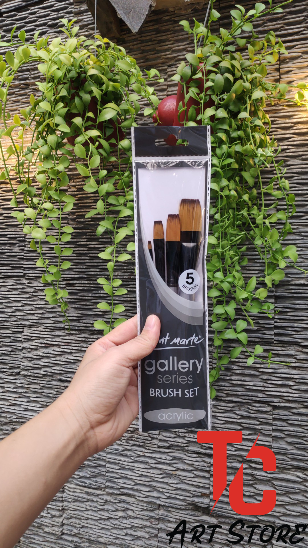 [HCM]Bộ cọ mont mart BMHS0016(Chuyên vẽ màu acrylic)