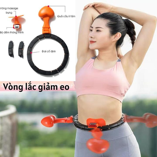 [HCM]Vòng Lắc Eo Thông Minh Giảm Mỡ Bụng Vòng Lắc Giảm Eo Có Đồng Hồ Đo Số Vòng Hula Hoop Máy Tập Thể Hình Eo Hula-Vừa Giảm Mỡ Thừa Eo Vừa Điều Hòa Nhịp Tim-Sử Dụng Dễ DàngTiết Kiệm Thời Gian
