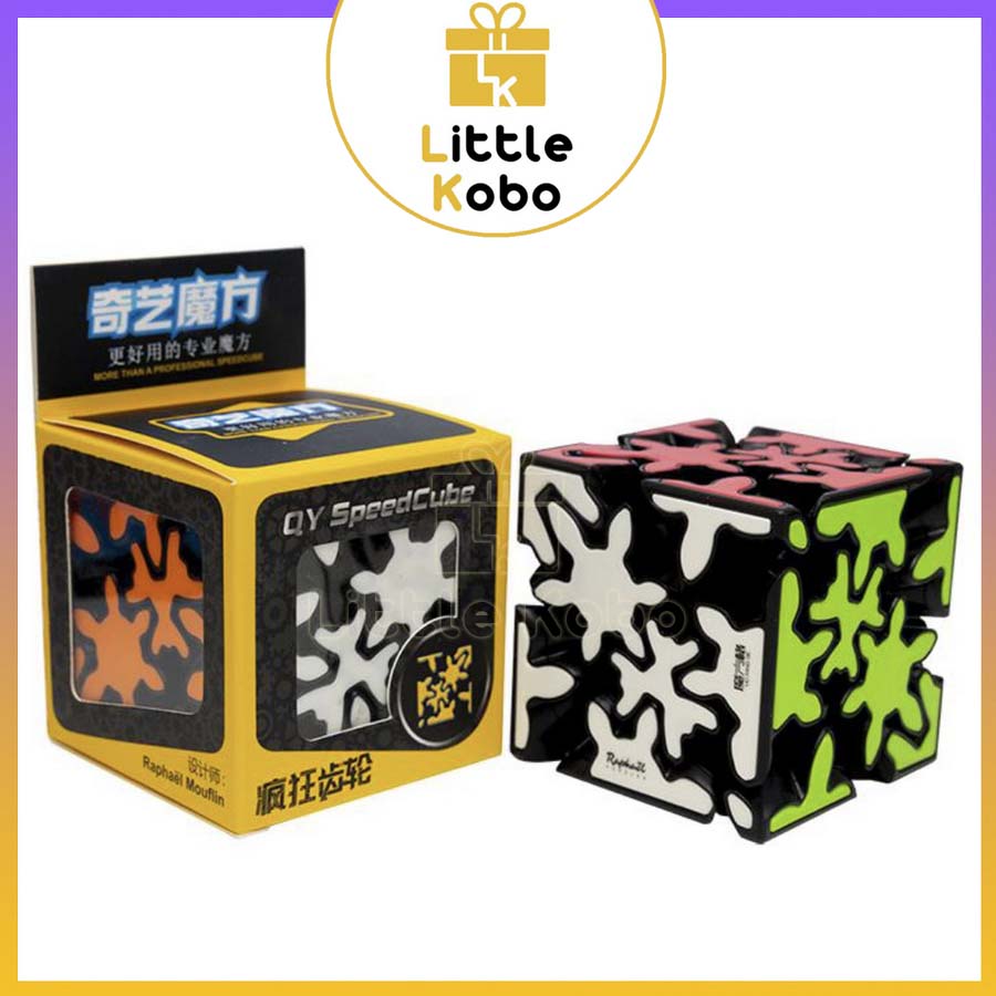 Rubik qiyi crazy gear cube rubic biến thể bánh răng gear series đồ chơi trí tuệ trẻ em phát triển tư duy 3x3x3