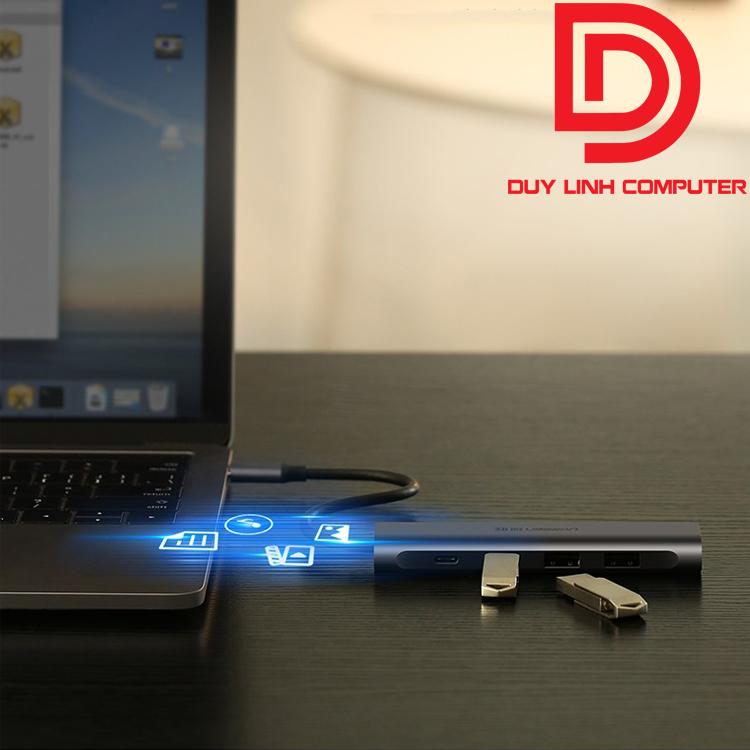 Hub USB Type C đa năng Ugreen 50979 chính hãng