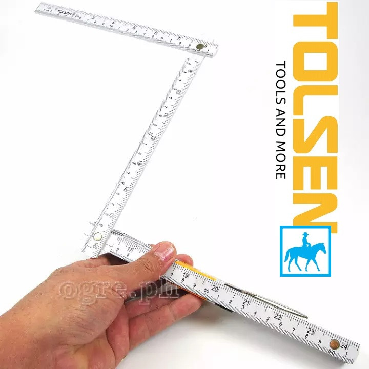 Thước xếp 2 mét folding ruler Tolsen 35047