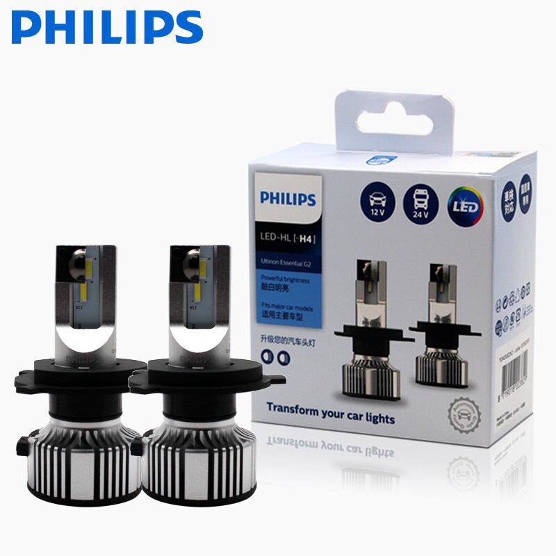 Đèn pha LED H4 Philips Ultinon Essential G2 Siêu Sáng