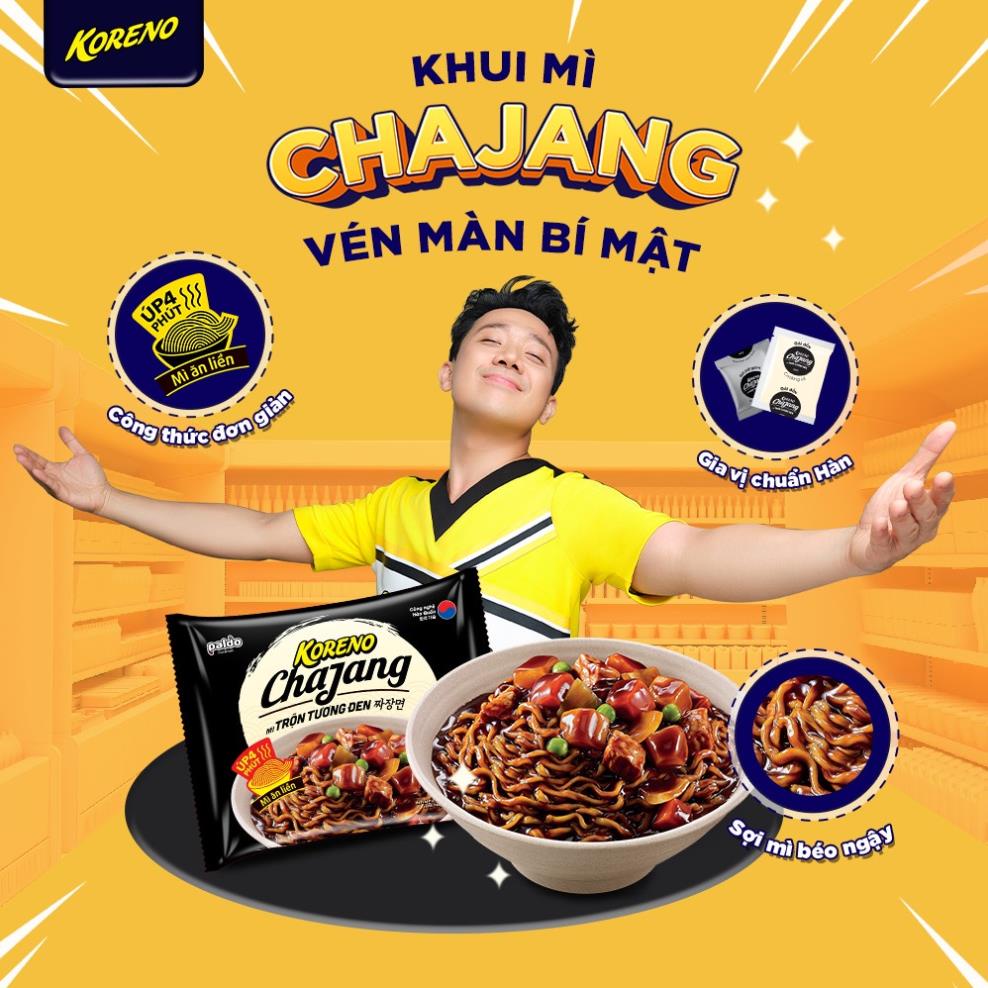 Mì Trộn Hàn Quốc Tương Đen KORENO gói 78gr