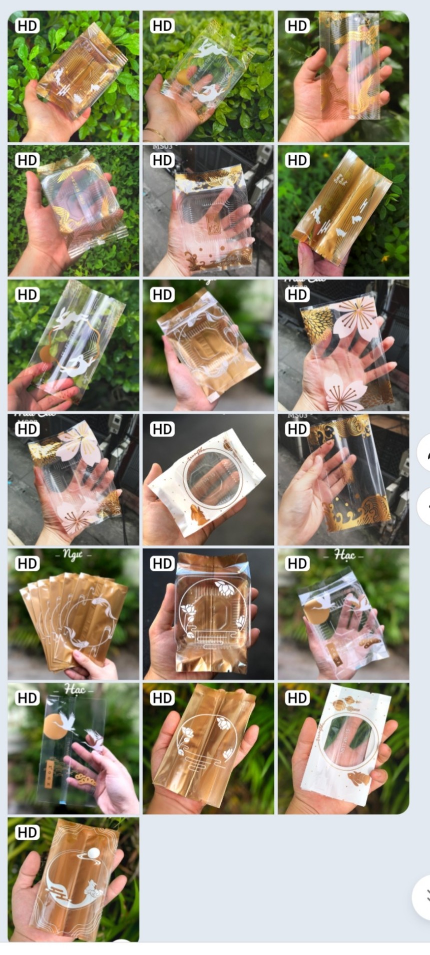 50 Khay và Túi ép nhiều mẫu (2 size) 9-10