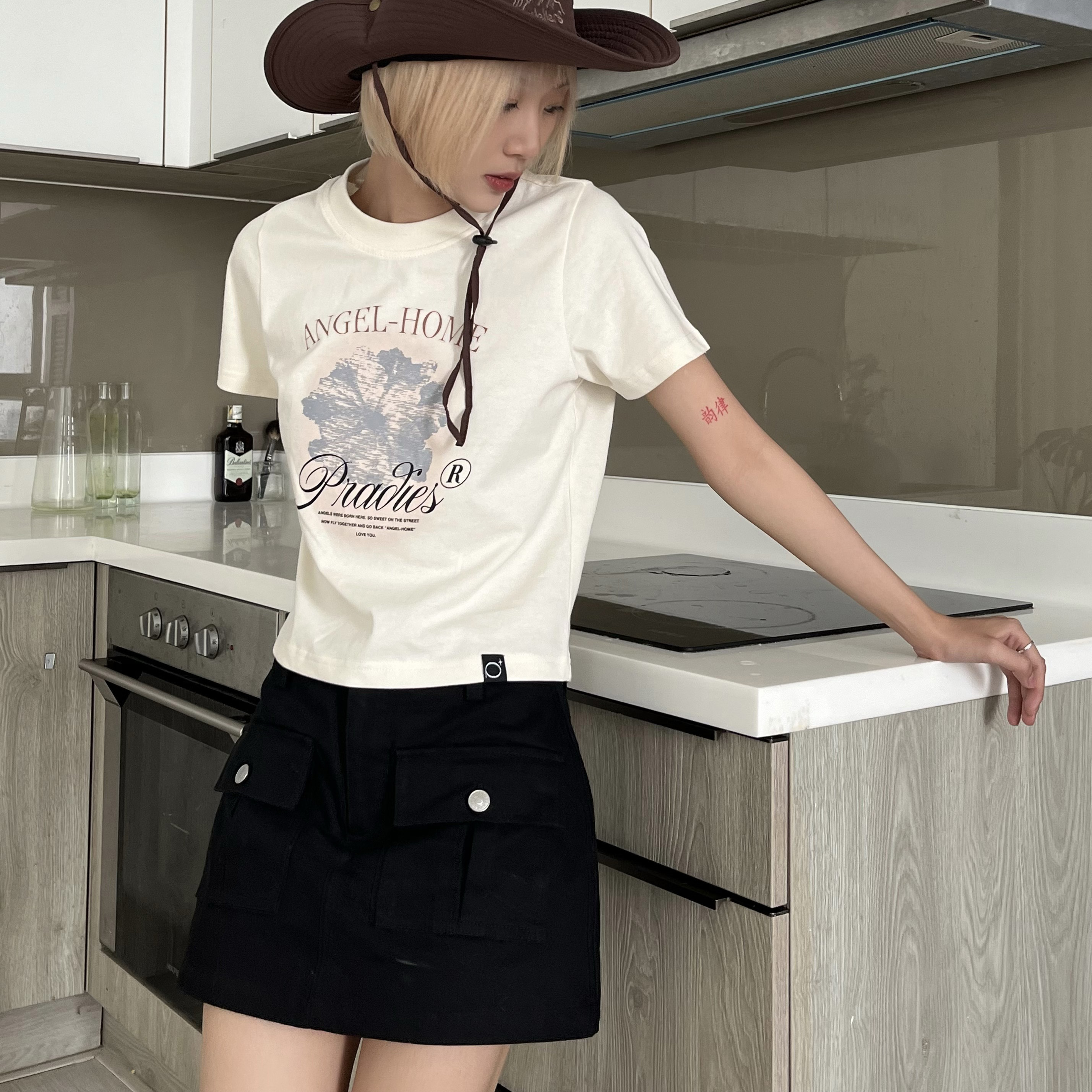 Áo Thun Nữ Babytee PRADIES Single Hibicus