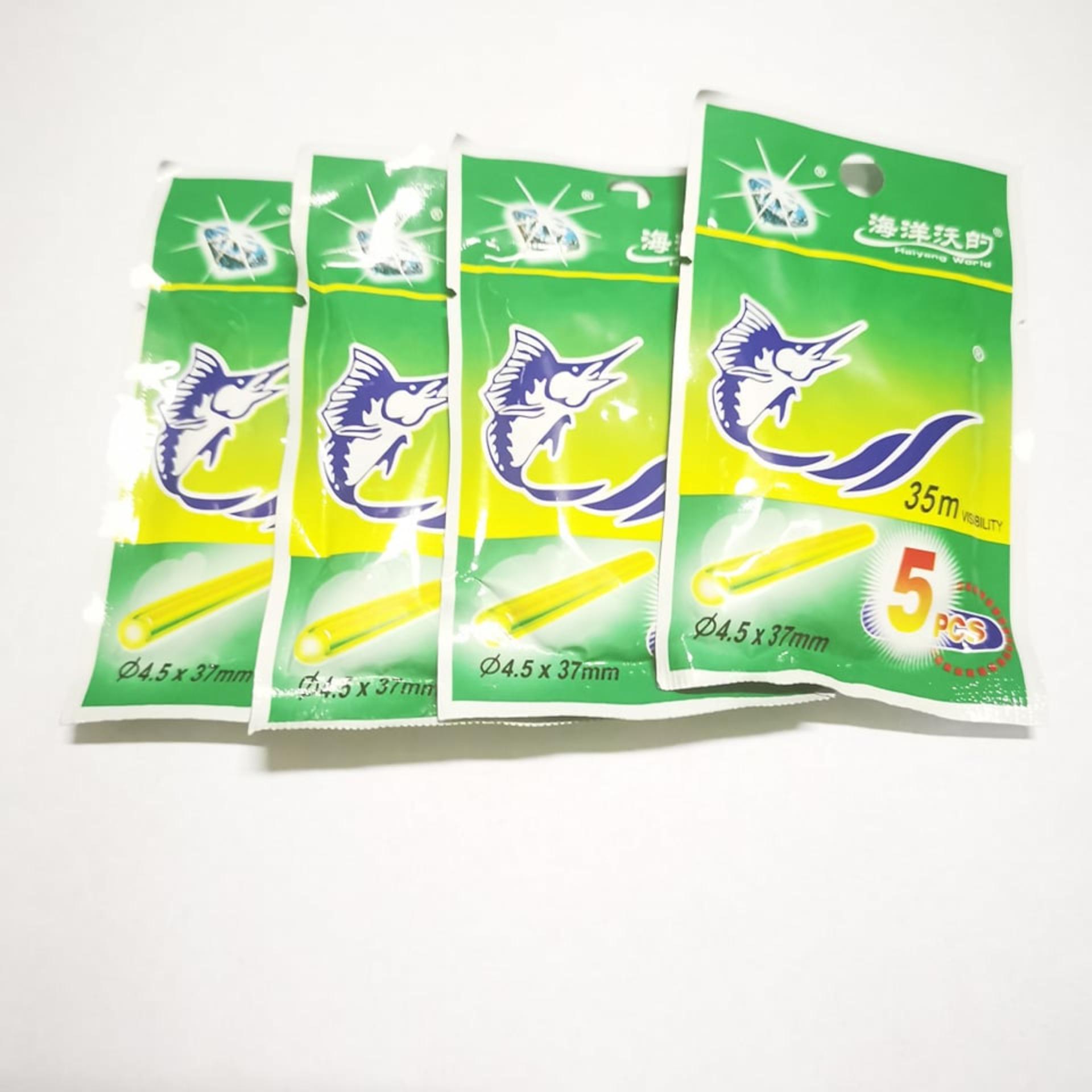 bộ 4 Gói Phao Đèn Câu Đêm - 1 Gói 5 Que