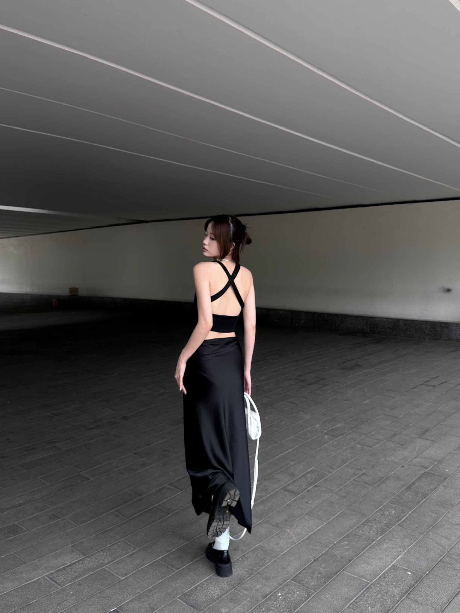 Chân váy lụa dài | LANA SKIRT - CLÉLIE