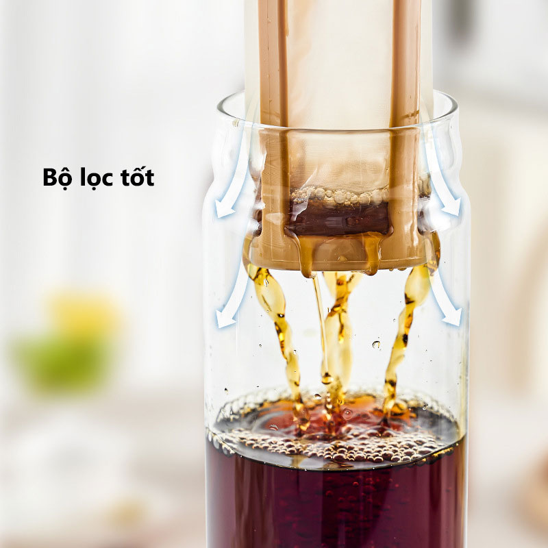 Bình Pha Cà Phê Lạnh Bộ Lọc Gốc- Trong-Cà Phê