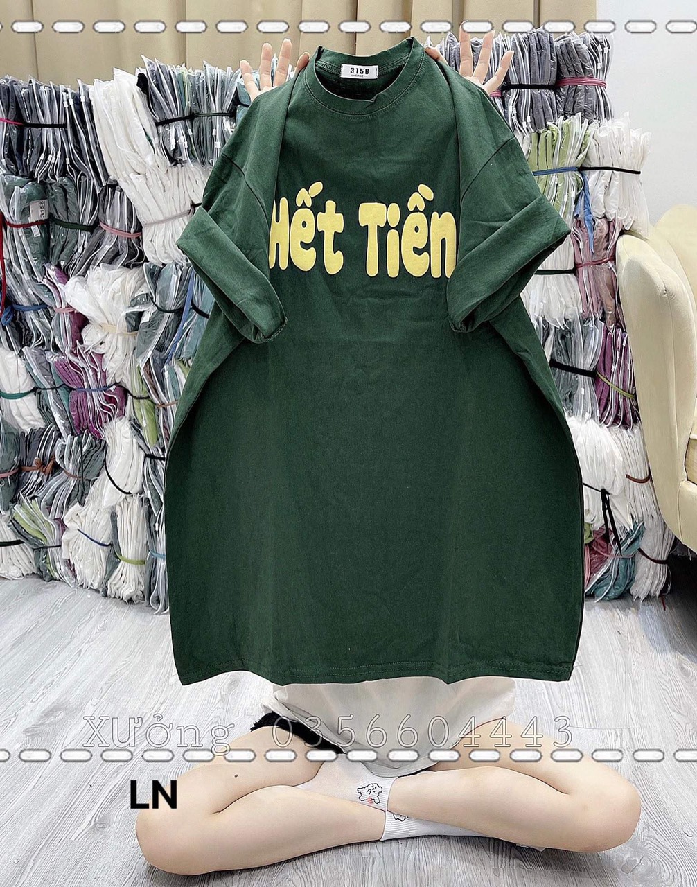 [freship] Áo phông hết tiền  Chất cotton su,ln