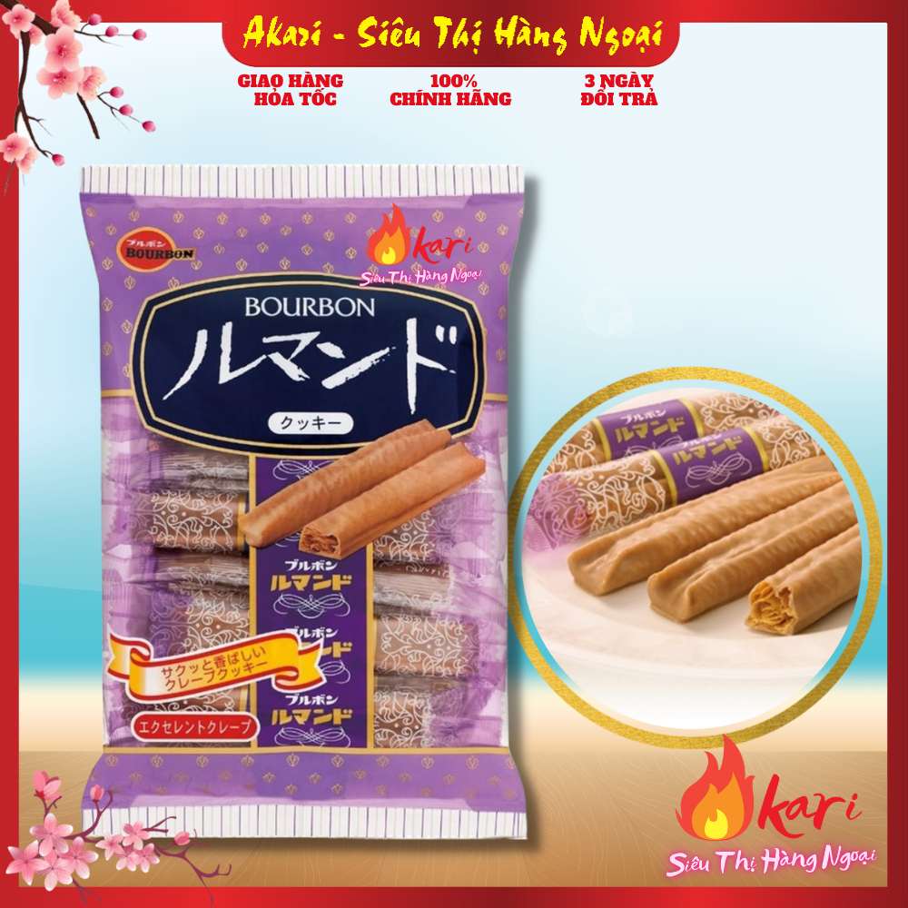 Bánh xốp phủ sô cô la Bourbon Lumonde 88g