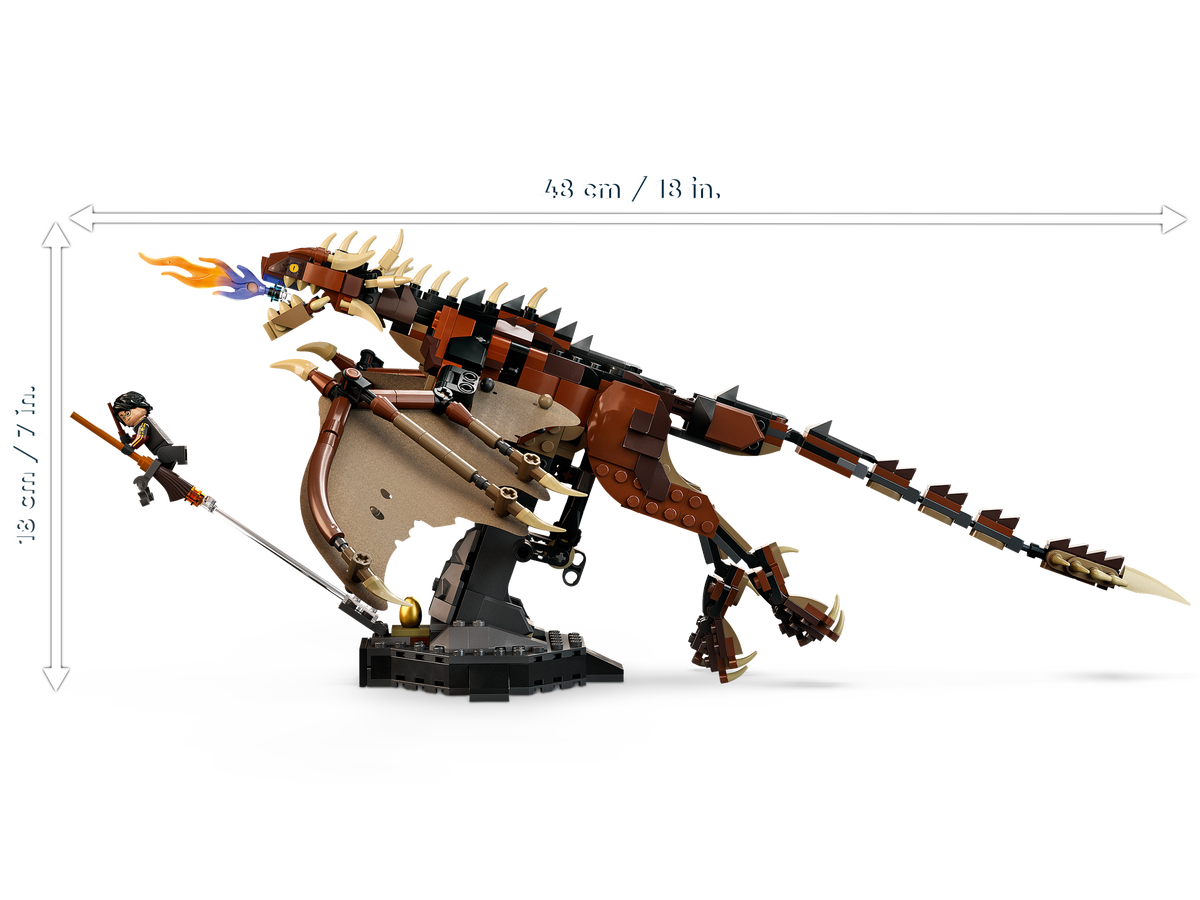 [HAPPY BRICKS] LEGO  HARRY POTTER - 76406 - THỬ THÁCH ĐỐI ĐẦU RỒNG ĐUÔI GAI - HUNGARIAN HORNTAIL TRIWIZARD CHALLENGE